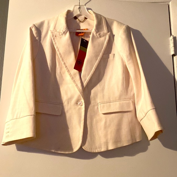 NWT:TORY BURCH Pale Pink Gardner Blazer🌸 - Picture 2 of 8